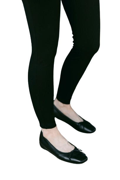 Black Jeans With Ballet Flats