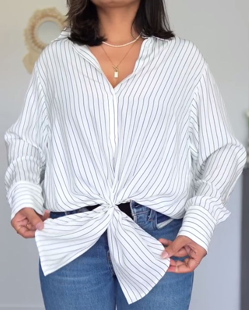 how to style a oversize shirt

