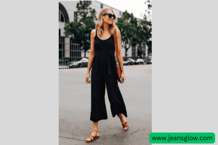 jumpsuit with Skin Tone Sandals for womens