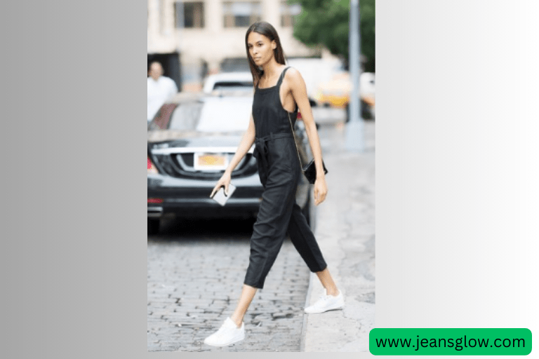 jumpsuit with Trainers shoes for womens