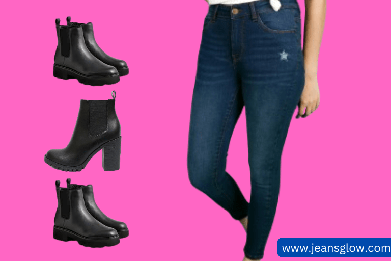 Lug Boots with Mid Rise Skinny Jeans